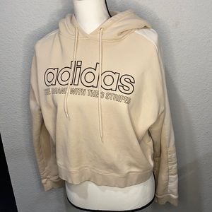 Adidas Cropped Jacket - Cream